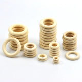 15-100MM Natural Wood Ring DIY Crafts Making Wooden Ring