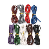 3mm Red Braided Leather Cord 1meter
