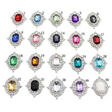 10Pcs Diamond Rhinestone Acrylic Wedding Hair Dec