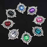 10Pcs Diamond Rhinestone Acrylic Wedding Hair Dec