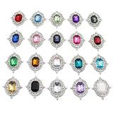 10Pcs Diamond Rhinestone Acrylic Wedding Hair Dec