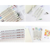 10 Metallic Permanent Marker Craft Pearlescent Pen