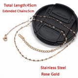 4PCS Stainless Steel Lip Chains For DIY Bracelet