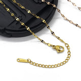 4PCS Stainless Steel Lip Chains For DIY Bracelet