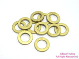 50pcs Brass Circle Charms, Small Earrings, Earring Findings