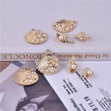 10pcs Husky Teddy Golden Retriever Dog Enamel Charms for Earrings Bracelet