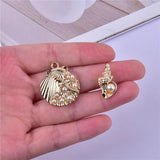 10pcs Husky Teddy Golden Retriever Dog Enamel Charms for Earrings Bracelet