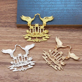 10pcs Red-crowned Crane Bird Accessories for DIY Jewelry Making