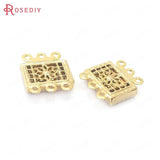 10PCS 24K Brass Necklace Clasps Jewelry Making Findings DIY Accessories
