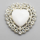 26mm Acrylic Heart Rhinestones DIY Wedding Accessories