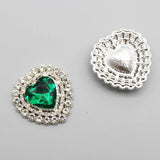 26mm Acrylic Heart Rhinestones DIY Wedding Accessories