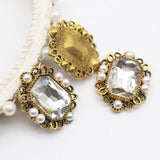 24x30mm Rectangular Crystal Rhinestone Jewelry Embellishment