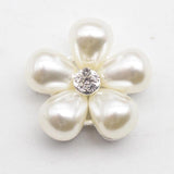 10pcs 22MM Water Drop Pearl Flower DIY Hair Accessories Material