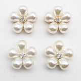 10pcs 22MM Water Drop Pearl Flower DIY Hair Accessories Material