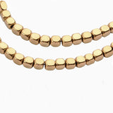 20pcs 2-5mm 14K Gold Cube Square Beads for DIY Jewelry Making