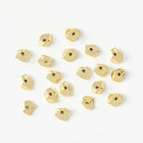 7pcs/lot 18K Plated Spacer Beads For DIY Necklace Jewelry Making