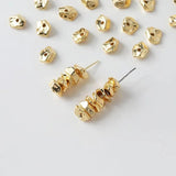 7pcs/lot 18K Plated Spacer Beads For DIY Necklace Jewelry Making