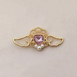 5pcs 19*40mm Love Wings Craft Scrapbooking DIY Jewelry Decoration