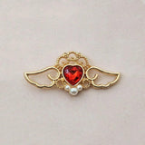 5pcs 19*40mm Love Wings Craft Scrapbooking DIY Jewelry Decoration