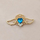 5pcs 19*40mm Love Wings Craft Scrapbooking DIY Jewelry Decoration