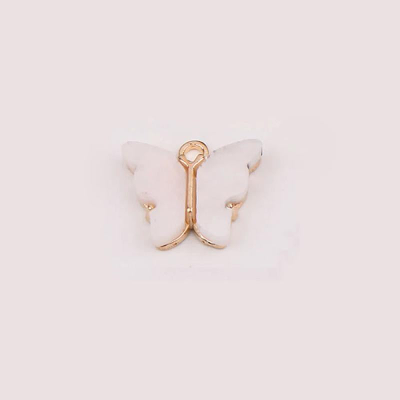 10pcs Animal Butterfly Charm Acrylic DIY Earrings Necklace Pendant
