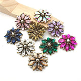 42mm Rhinestone Decorative Button Jewelry Accessories