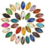 22 pcs Horse Shape Crystal Rhinestones Wedding Decor Accessory