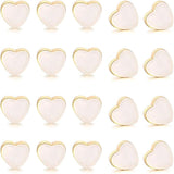 50Pcs Silicone Heart Shaped Earring Backs Replacements