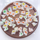 100 PCS Acrylic Flower Bead Caps DIY Jewelry Accessories