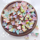 100 PCS Acrylic Flower Bead Caps DIY Jewelry Accessories