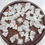 100 PCS Acrylic Flower Bead Caps DIY Jewelry Accessories