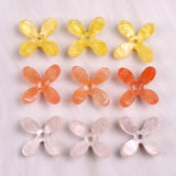 20 PCS Acrylic Flower Bead Caps DIY Jewelry Component