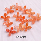 20 PCS Acrylic Flower Bead Caps DIY Jewelry Component