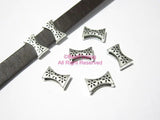 10x2mm Leather Slider Bar for 10mm Flat Leather, Wintersweet Spot