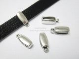 10x2mm Flat Leather Slider Charm Holder - FT103