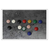 10 Pack 15mm 20mm Faux Leather Round Cloth Buckle DIY Button Jewelry Material