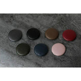 10 Pack 15mm 20mm Faux Leather Round Cloth Buckle DIY Button Jewelry Material
