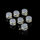 10pcs 6.5mm Earrings Set Metal Silicone Earplugs DIY Jewelry Accessories