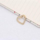 10pcs European American Alloy Love DIY Earrings Bracelets Pendant