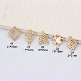 10pcs European American Alloy Love DIY Earrings Bracelets Pendant