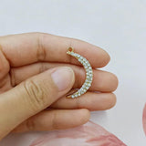 10pcs Moon Pendant Charm For DIY Jewelry Making