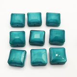 20Pcs 14MM Faceted Crystal Cube Beads for DIY Jewelry Making