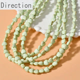 8mm Turquoise Peach Heart Beads for DIY Jewelry, 50pcs