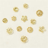 925 Silver Bead-Caps Sterling Hollowed Bead Caps DIY Jewelry Findings