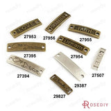 20PCS 36x10MM Antique Bronze Bracelet Connect Charms
