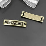 20PCS 36x10MM Antique Bronze Bracelet Connect Charms