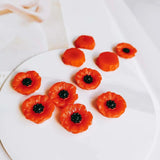 Acrylic Plastic Heart Flower Earring Pendant 6pcs