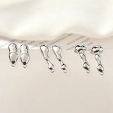 18K Copper-Plated Irregular Earrings DIY Accessory