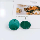 Resin Transparent Stud Earrings Accessories for Women