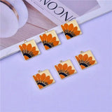 Enamel Flower Charm Jewelry Making Supplies Bulk Craft